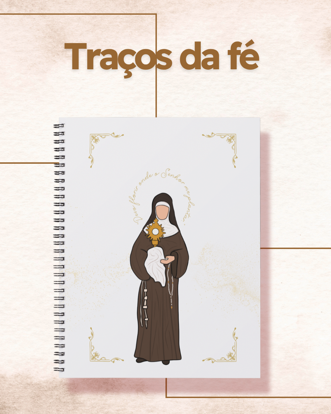 Coleção Traços de Fé – Pack de Capas Católicas | Design Minimalista
