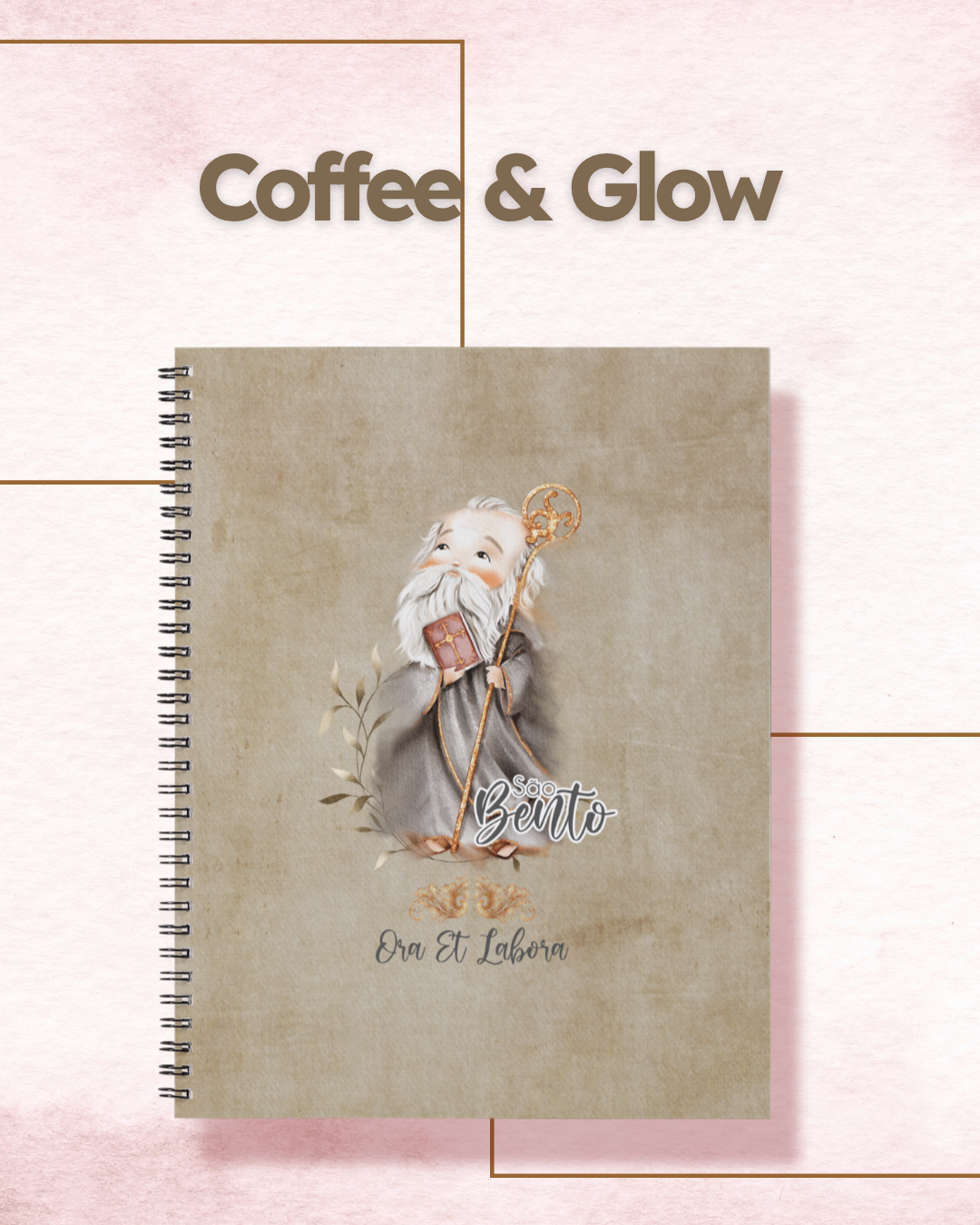 Coleção Traços de Fé – Pack de Capas de São Bento | Design Minimalista