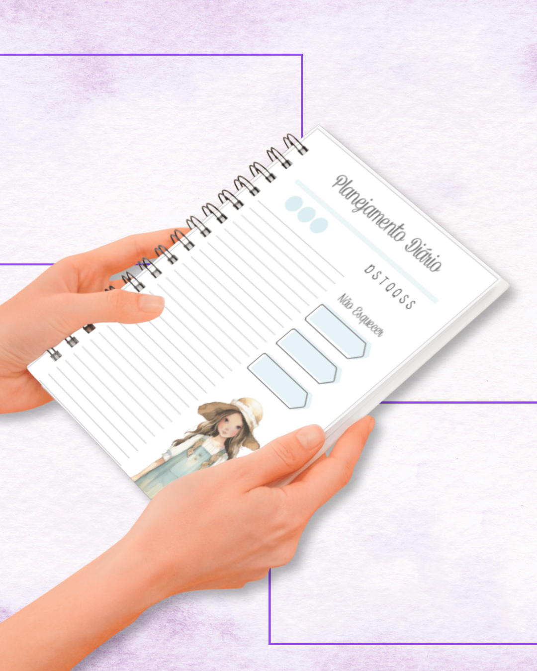 Kit de Miolos Doce Nostalgia A5 | Interiores para Cadernos e Agendas