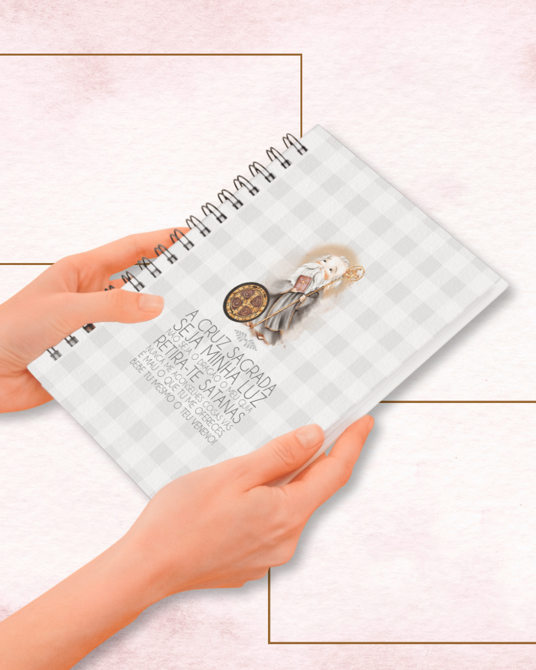 Coleção Traços de Fé – Pack de Capas de São Bento | Design Minimalista