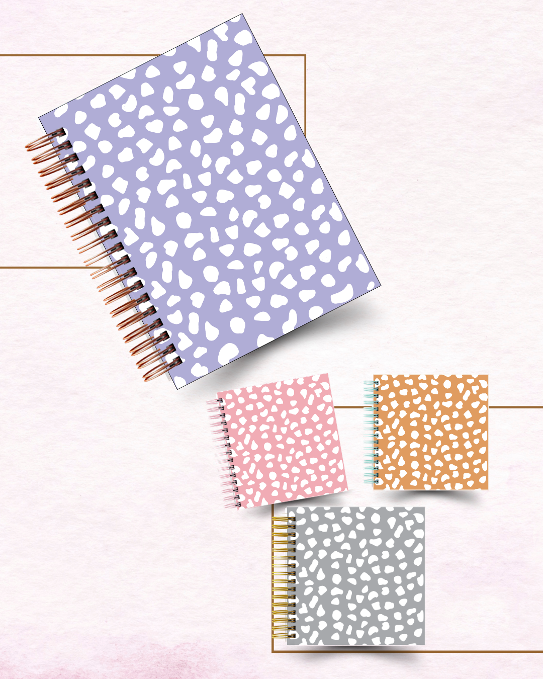 Pack de Capas Digitais – Coleção Traços e Formas | Padrões Orgânicos