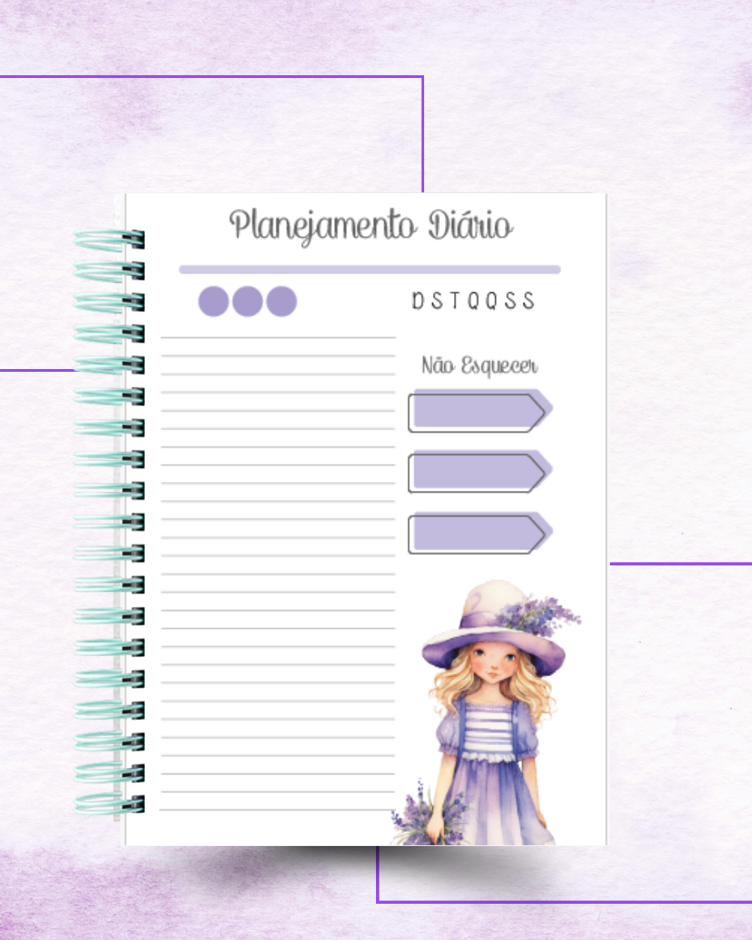 Kit de Miolos Doce Nostalgia A5 | Interiores para Cadernos e Agendas