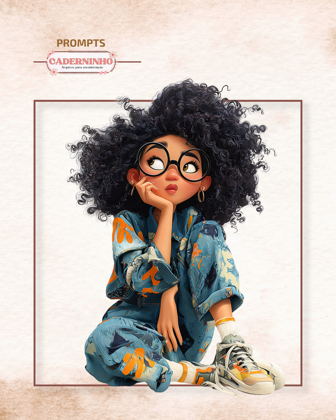 Prompt: Boneca Minimalista | Estilo Cartoon Premium