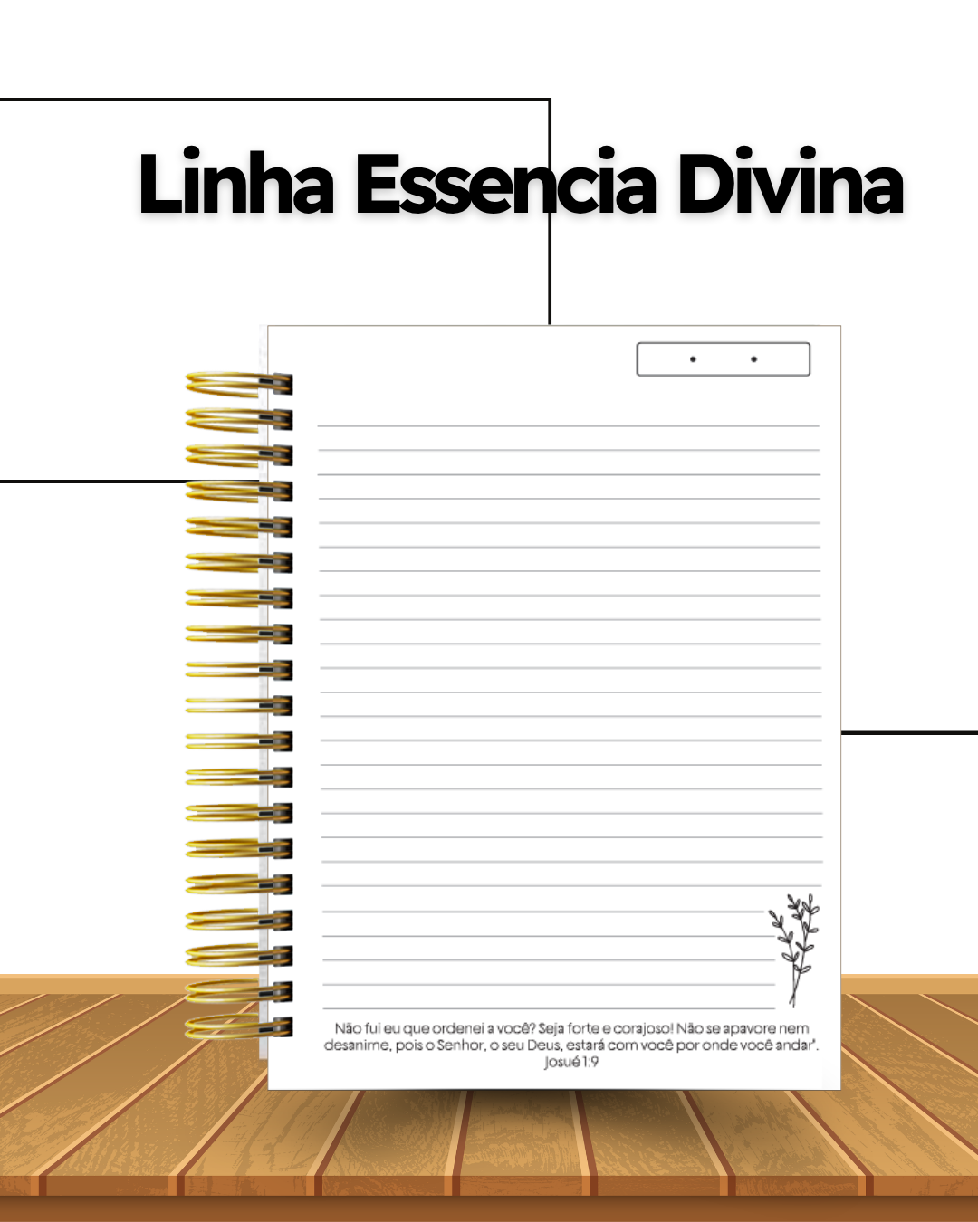 Miolo de Caderno A5 com Versículos Bíblicos | Interior