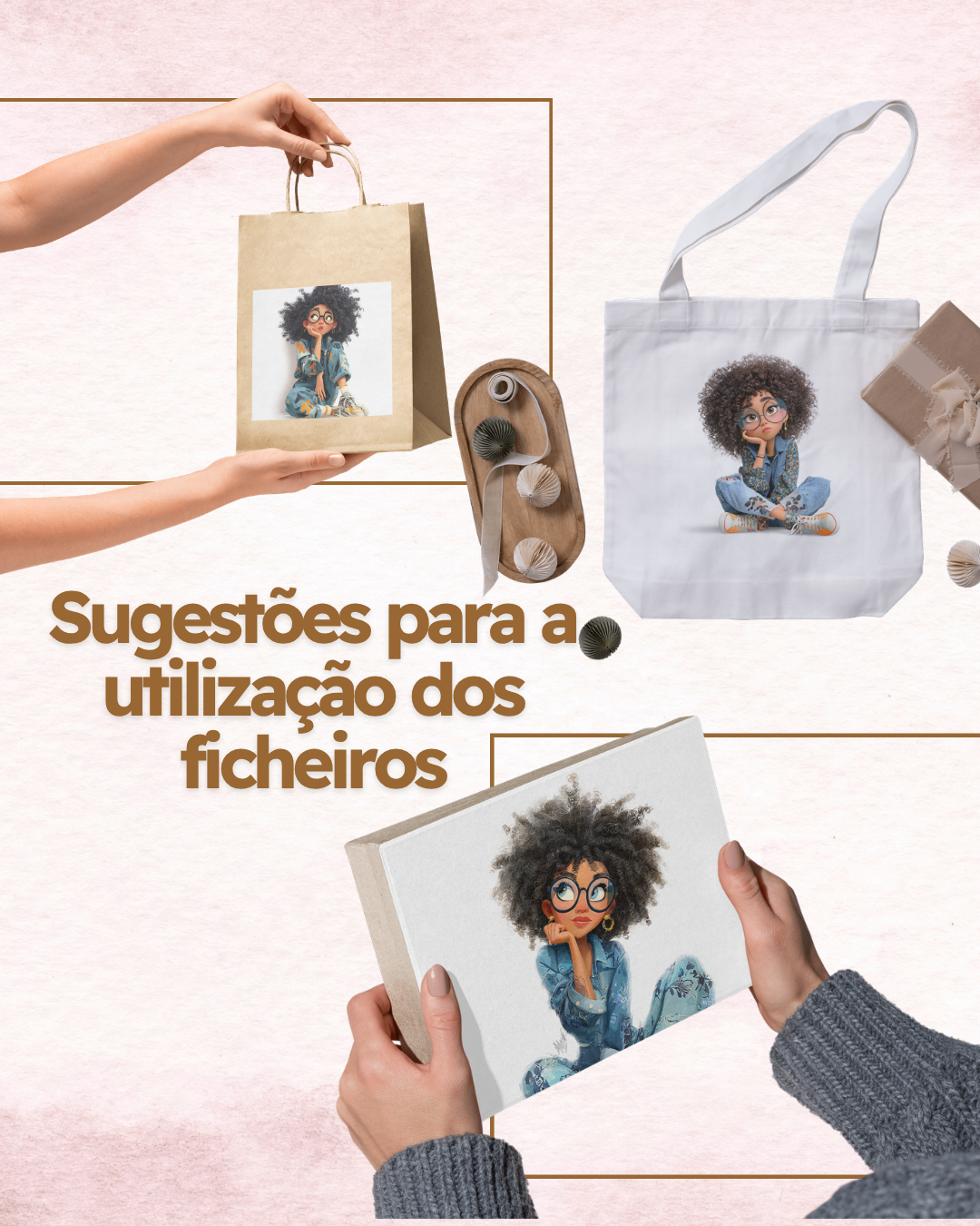 Prompt: Boneca Minimalista | Estilo Cartoon Premium