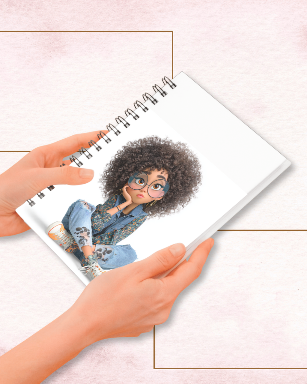 Prompt: Boneca Minimalista | Estilo Cartoon Premium